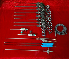 15pc-Laparoscopic Surgery Set 3mmx230mm Reusable Surgical Instruments