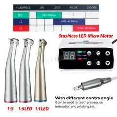 NSK Dental Electric LED Brushless Micro Motor/1:5 1:1 Increasing Handpiece
