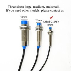5Pcs PNP NO LJ8A3-2-Z/BY Inductive Proximity Sensor Switch DC6V-36V US