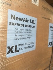 NewAir I.B. Inflatable Bubble Wrap Film XLarge 1900′ x 16″x 12″ perf 100641087