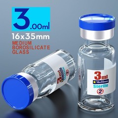 High-Quality 3ml Sterile Vials with Self Healing Port – Ideal for Medical Use
