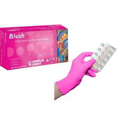 Aurelia Nitrile Latex Exam Industrial Gloves High Quality Medical (Choose Sizes)