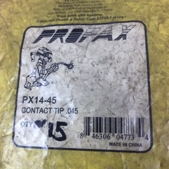 15pcs: ProFax 14-45 MIG Gun Contact Tip .045 Tweco Style Lincoln KP14 Magnum