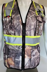 FX High Visibility Reflective Camouflage Safety Vest w/ ID pocket(Small-5XL)