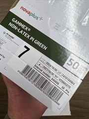*50-Pairs* Ansell Gammex Non-Latex PI Green PF Size-7.0 Gloves Box 20685270
