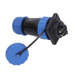 Waterproof Plug Socket Connector 380V 45A IP68 Waterproof Weld Free Aviation