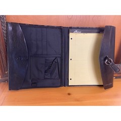 Pendaflex Portfolio Organizer Professional Black Faux Leather Buckle Magnetic