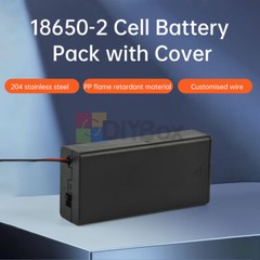3.7V 2 x18650 Battery Holder Box Storage Case Parallel Battery Holder With Cable