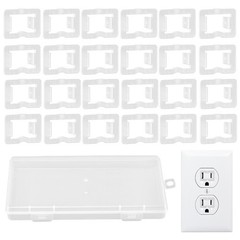 24Pcs Loose Outlet Plug Fix,Snug Plugs for Loose Outlets,Transparent Wall Soc…