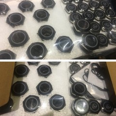 22mm Custom Push Button LED Switch Latching Momentary Black For Car Truck Boat