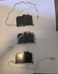 Lot Of 3 Square D QOB120GFI 20 Amp 1 Pole ONLY FOR BOLT ON PANEL GFCI