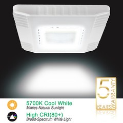 150W LED Canopy Light Parking Lot Gas Station Lamp IP65 21000LM Lights 5700k