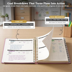 Academic Planner 2026-2027, July 2026 – June 2027, A5 Weekly & Monthly Planner,