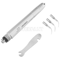 ENTERFANT Dental Ultrasonic Air Perio Scaler Handpiece Hygienist 2H/4H+3Tips