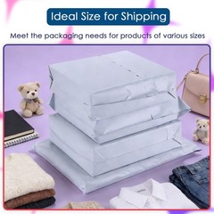19×24″ Poly Mailers Shipping Envelopes Self Sealing Bags – White