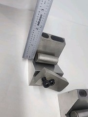 Pair Of Machinist V Blocks Fixtures 30 Degrees Jig Angle Block And Clamps