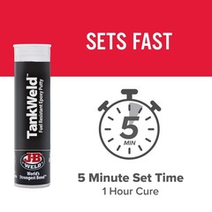 Gas Tank Repair Kit – 1 oz. Dark Grey Epoxy for Durable Sealing