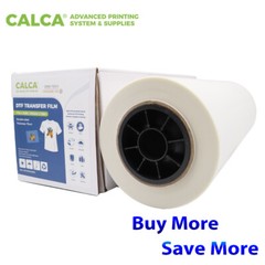 CALCA 17in x 328ft DTF Transfer Film Premium Roll Double Sided Warm Peel