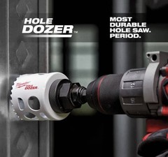 Milwaukee 4-1/2 in. Hole Dozer Bi-Metal Hole Saw