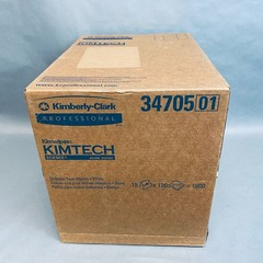 Kimberly Clark Kimtech Kimwipes Case of 15 Boxes with 120 Sheets Each