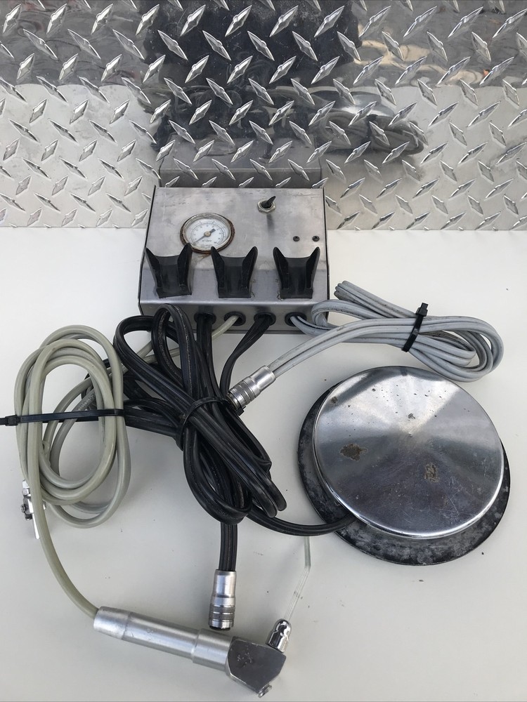 AIDEC DENTAL FOOT PEDAL HANDPIECE Control Connectors pressure cleaning medical