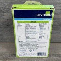 Leviton 51110-SRG Residential Surge Protection Panel 3400 Joules Open Box