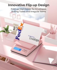 Shipping Scale, Accurate 66lb/0.1oz Postal Scale with Sweet Pink Style, Hold/…