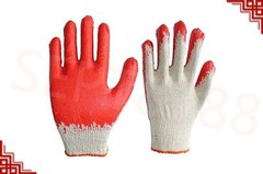 WHOLESALE 300 Pairs PREMIUM Red Latex Rubber Palm Coat Work Safety Gloves 002