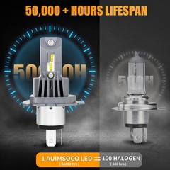 For Kubota M6-101 M6-111 M6-131 M6-141 LED Headlight Combo Kits High&Low Beam