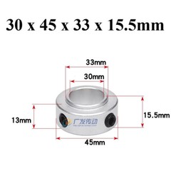 Double/Single Split Shaft Collar Clamp-On Collars With Set Screw SOH SRH SCH SSH