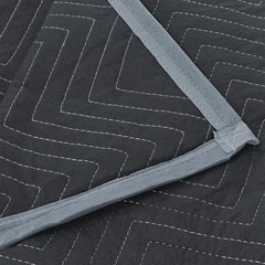 6 Moving Blanket Furniture Pads – Ultra Thick Pro – 40″ x 72″ Black