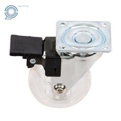 4 Pcs 2″ Heavy Duty Office Chair Replacement Casters 360° Swivel With Brake