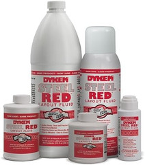 04968 Red Layout Fluid – 8 Oz Brush-In-Cap Bottle – 80496 [PRICE Is per EACH]