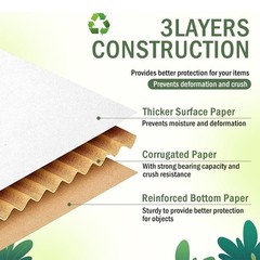 White Corrugated Mailer Boxes 7.8×5.5×1.5 Inch E-Flute Shipping Packaging Gift B