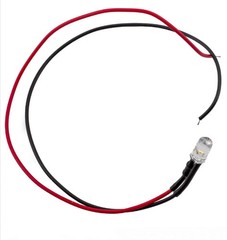 Lot 3mm 5mm LED Light White Red Yellow 20CM Pre Wired LED Lamp Light Bulb 12V