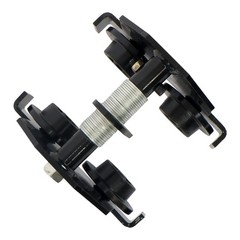 1100lb/0.5t I-Beam Trolley Alloy Steel Double Wheel I-Beam Flange Width 55-135mm