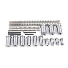 Keyway Broach Kit 22 Pcs Keyway Broach Set Collared Bushing Shim Set Fitted Box