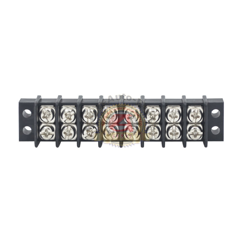 8 POSITION HD 20A WIRE CONNECOR SCREW BARRIER SILVER TERMINAL STRIP BLOCKS