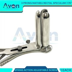 New Premium Grade Mathieu Anal Speculum 3 Prong Prop Display