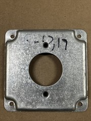 ORBIT 4405, 4″x4″ 1/2″ Raised 1.60 Inch Round RS Power Outlet Box Cover 1pc