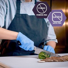 Disposable Nitrile/Vinyl Blend Exam Gloves Powder Free Latex Free Medical Grade