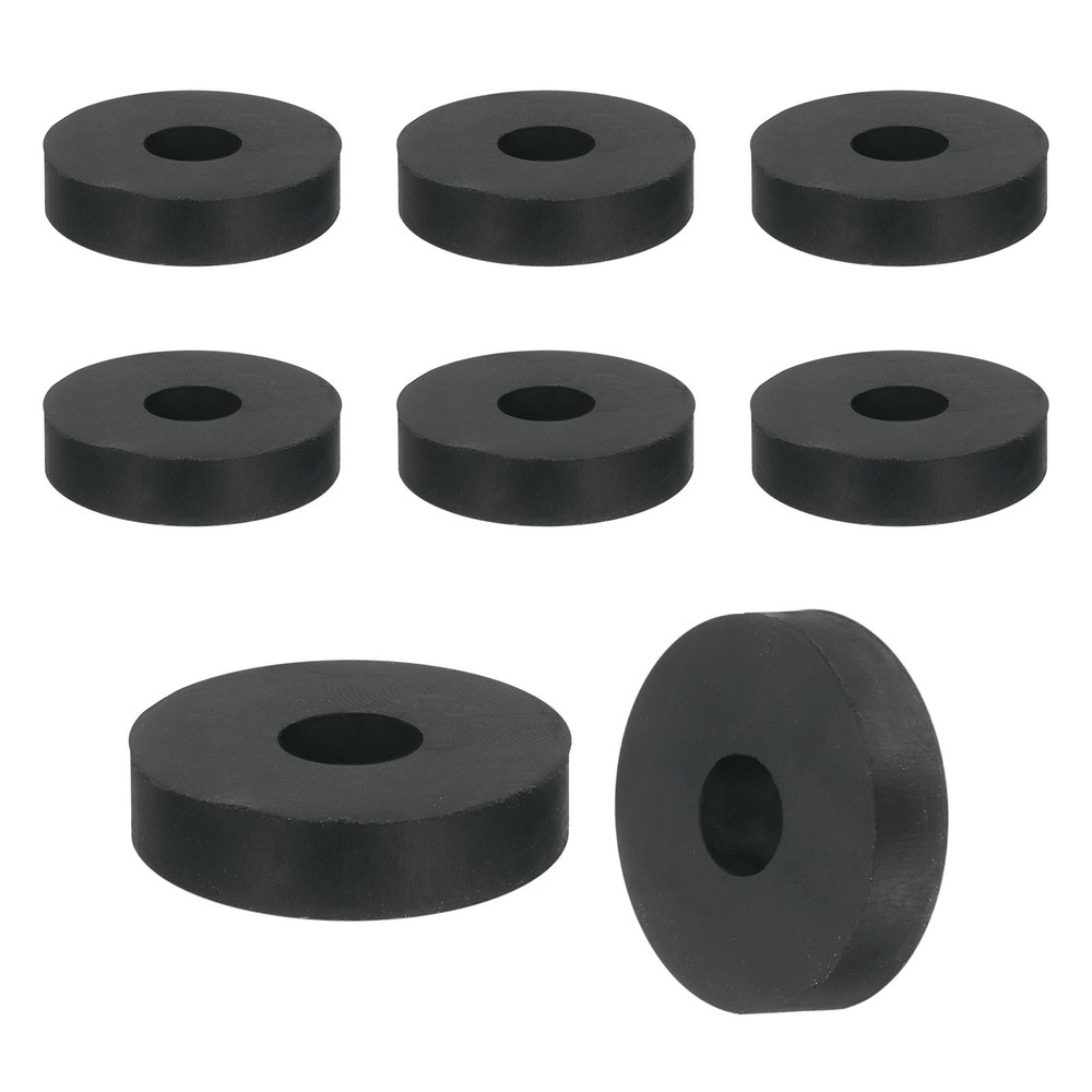 18Pcs Thick Rubber Spacer 1 Inch OD x 1/4 Inch ID x 1/4 Inch Thickness