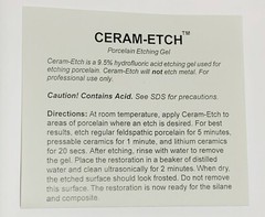 Ceramic Etching Gel – Ceram-Etch – 9.5% – 15 ml