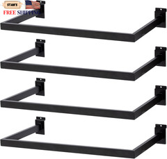 Slatwall U-Shaped Rectangular Tubing Hangrail 24″x12″ Slatwall Accessories. NEW