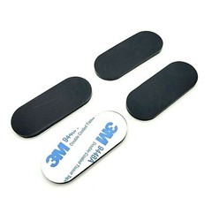 2″ x 3/4″ Oval Rubber Feet 1/8″ Thick 3M Adhesive Stick on Pad for Electronics
