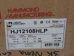 Hammond 12x10x4″ Type 4, 12 Mild Steel Junction Box HJ12108HLP