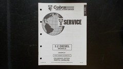 OMC Cobra 3.2 Diesel Stern Drives Parts Catalog 987351 1992 Marine