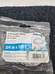 (QTY 5) B & K ProLine G20-128HC Pipe Strap Galvanized Steel 28-Ga 3/4-ft x 10-ft