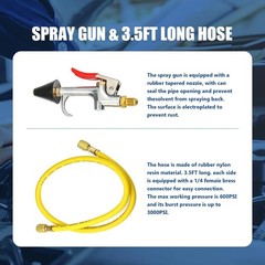 Heavy-Duty AC System Flush Kit with Safety Valve for Hassle-Free Maintenance