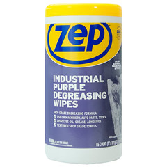 Zep Industrial Purple Wipes 65 -Count Degreaser
